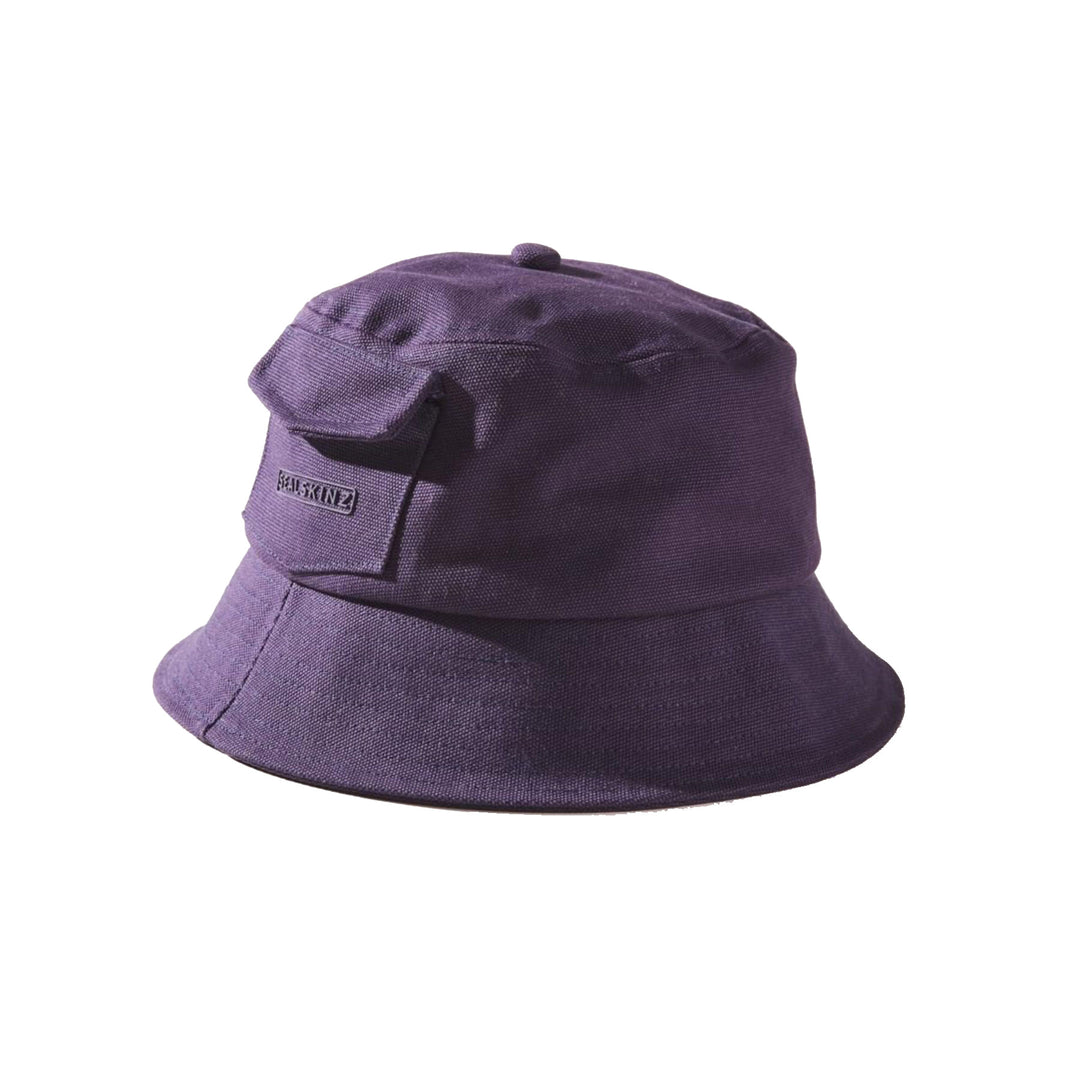 Seal Skinz Lynford Waterproof Canvas Bucket Hat #color_navy