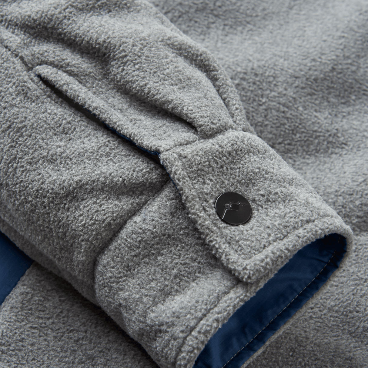 Passenger Men's Firelight Sherpa Lined Overshirt Storm Grey Buffalo / Small-Storm Grey Buffalo / Medium-Storm Grey Buffalo / Large-Storm Grey Buffalo / X-Large-Grey Marl / Small #- 53 Degrees North 