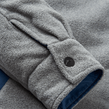Passenger Men's Firelight Sherpa Lined Overshirt Storm Grey Buffalo / Small-Storm Grey Buffalo / Medium-Storm Grey Buffalo / Large-Storm Grey Buffalo / X-Large-Grey Marl / Small #- 53 Degrees North 