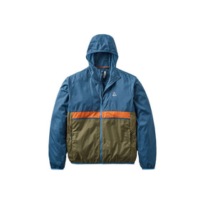 Passenger Men's Gusto Windshell Jacket Khaki/Dark Denim / Small-Khaki/Dark Denim / Medium-Khaki/Dark Denim / Large-Khaki/Dark Denim / X-Large #- 53 Degrees North 