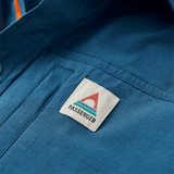 Passenger Men's Traveller Short Sleeve Stretch Shirts Dark Denim / Small-Dark Denim / Medium-Dark Denim / Large-Dark Denim / X-Large-Abstract Strata Multi / Small #- 53 Degrees North 