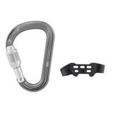 Petzl Attache Bar Carabiner Silver #- 53 Degrees North 