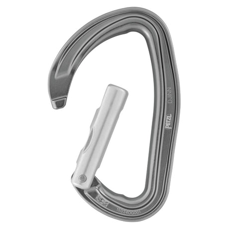 Petzl Djinn Straight Gate Carabiner Grey #- 53 Degrees North 