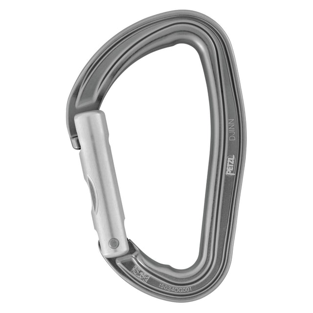 Petzl Djinn Straight Gate Carabiner Grey #- 53 Degrees North 