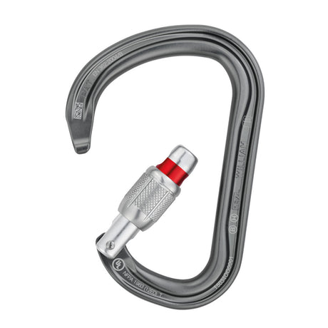 Petzl William Screw Lock Carabiner Silver #- 53 Degrees North 