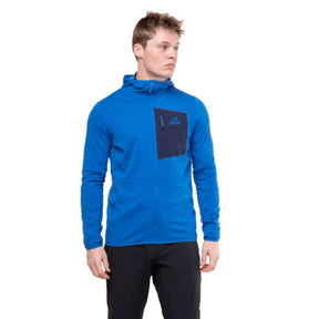 Mountain Equipment Men's Lumiko Hooded Fleece Jacket Atlantic/Cosmos / Small-Atlantic/Cosmos / Medium-Atlantic/Cosmos / Large-Atlantic/Cosmos / X-Large-Atlantic/Cosmos / XX-Large #- 53 Degrees North 