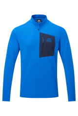 Mountain Equipment Men's Lumiko Zip T Fleece Atlantic/Cosmos / Small-Atlantic/Cosmos / Medium-Atlantic/Cosmos / Large-Atlantic/Cosmos / X-Large-Atlantic/Cosmos / XX-Large #- 53 Degrees North 