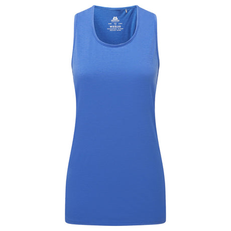 Mountain Equipment Women's Nava Tank Top Topaz/Majolica / X-Small-Topaz/Majolica / Small-Topaz/Majolica / Medium-Topaz/Majolica / Large-Topaz/Majolica / X-Large #- 53 Degrees North 