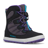 Merrell Kids' Snow Bank 4.0 Waterproof Boots Black/Purple/Turq / UK 12-Black/Purple/Turq / UK 13-Black/Purple/Turq / UK 1-Black/Purple/Turq / UK 2-Black/Purple/Turq / UK 3 #- 53 Degrees North 