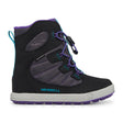 Merrell Kids' Snow Bank 4.0 Waterproof Boots Black/Purple/Turq / UK 12-Black/Purple/Turq / UK 13-Black/Purple/Turq / UK 1-Black/Purple/Turq / UK 2-Black/Purple/Turq / UK 3 #- 53 Degrees North 