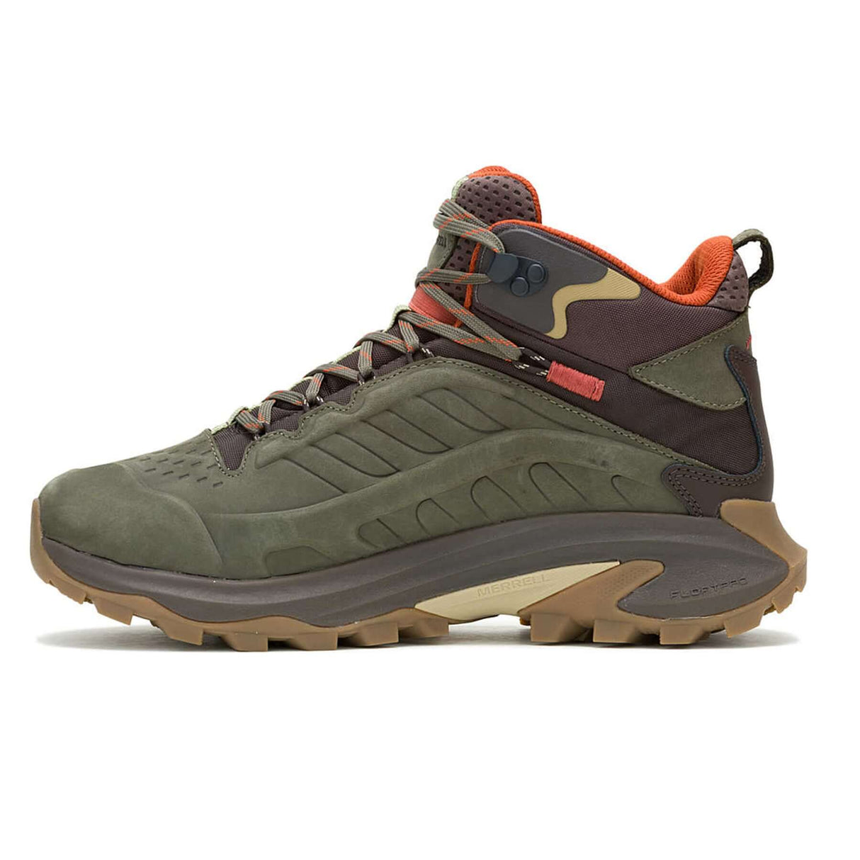 Merrell Men's Moab Speed 2 Leather Mid Waterproof Boots Olive / UK 8-Olive / UK 9-Olive / UK 10-Olive / UK 11-Olive / UK 12 #- 53 Degrees North 