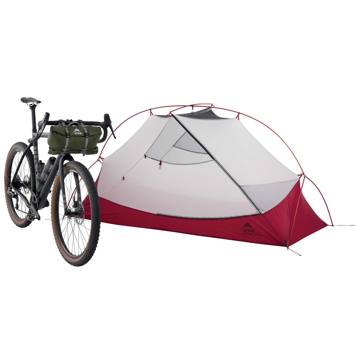MSR Hubba Hubba Bikepack 1-Person Tent Green / 1 Person - 53 Degrees North 