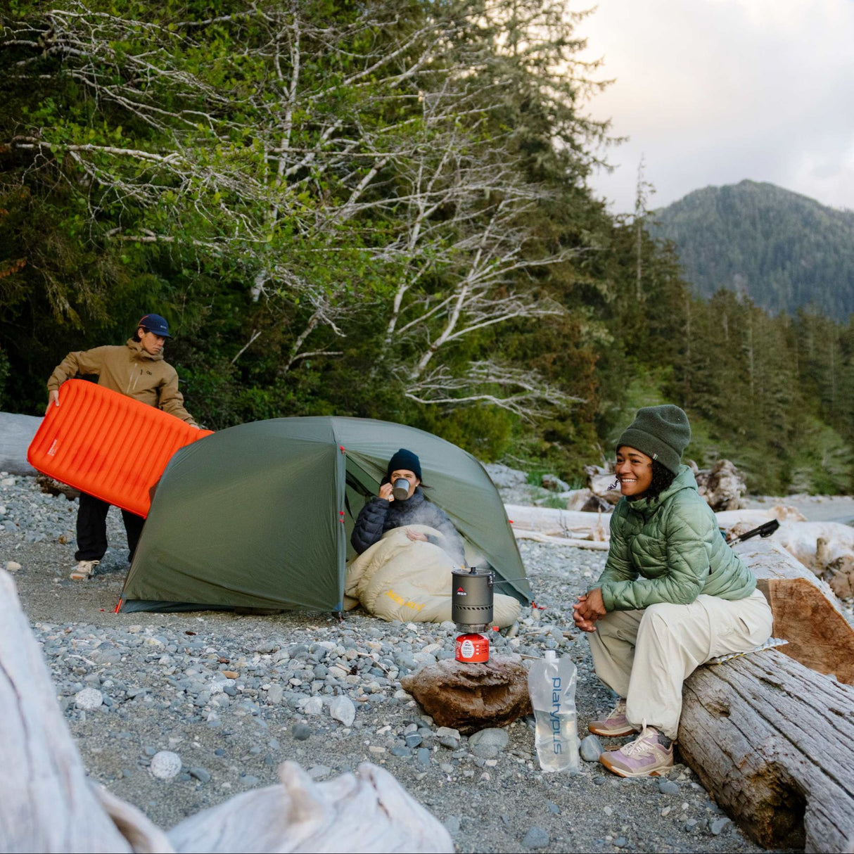 MSR Hubba Hubba HD 2 Person Backpacking Tent Green - 53 Degrees North