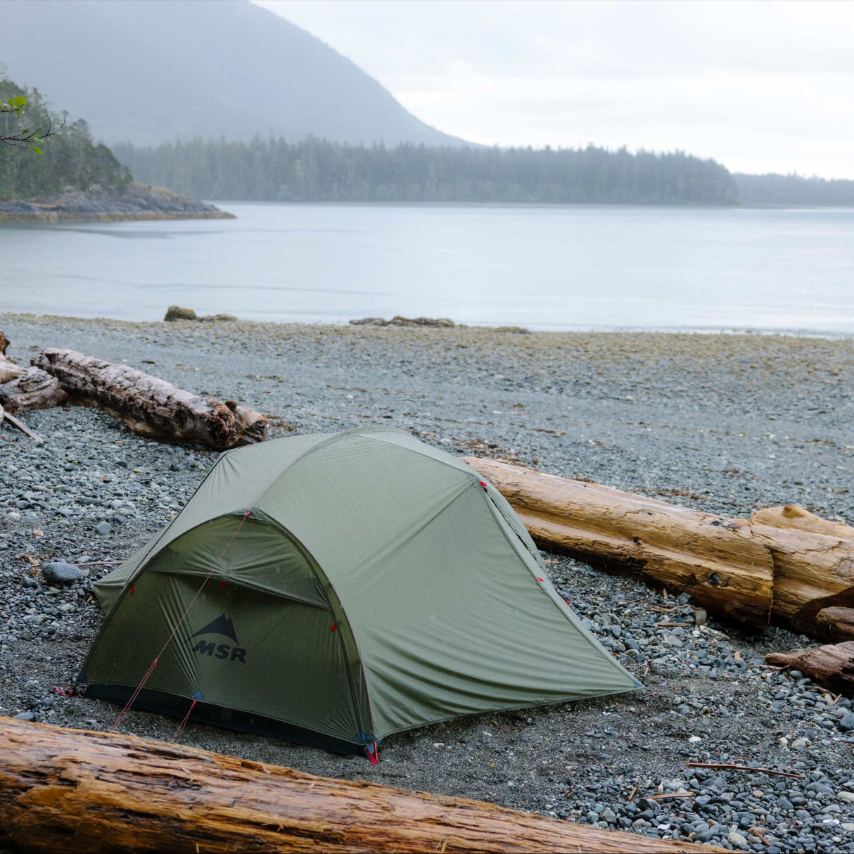 MSR Hubba Hubba HD 2 Person Backpacking Tent Green - 53 Degrees North