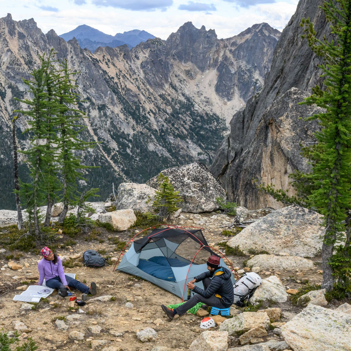 MSR Hubba Hubba LT 2 Person Backpacking Tent Green - 53 Degrees North