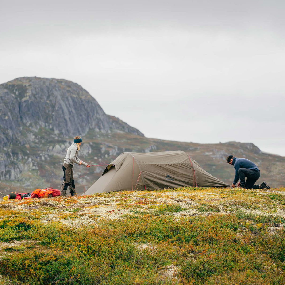 MSR Tindheim 2 Person Backpacking Tunnel Tent Green - 53 Degrees North 