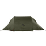 MSR Tindheim 3 Person Backpacking Tunnel Tent Green / 3 Person - 53 Degrees North 