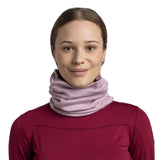 BUFF Merino Heavyweight Neck Warmer Solid Lilac Sand #- 53 Degrees North 