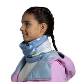 BUFF Kids' Polar Prints Neckwarmer Omasi Cobalt #- 53 Degrees North 