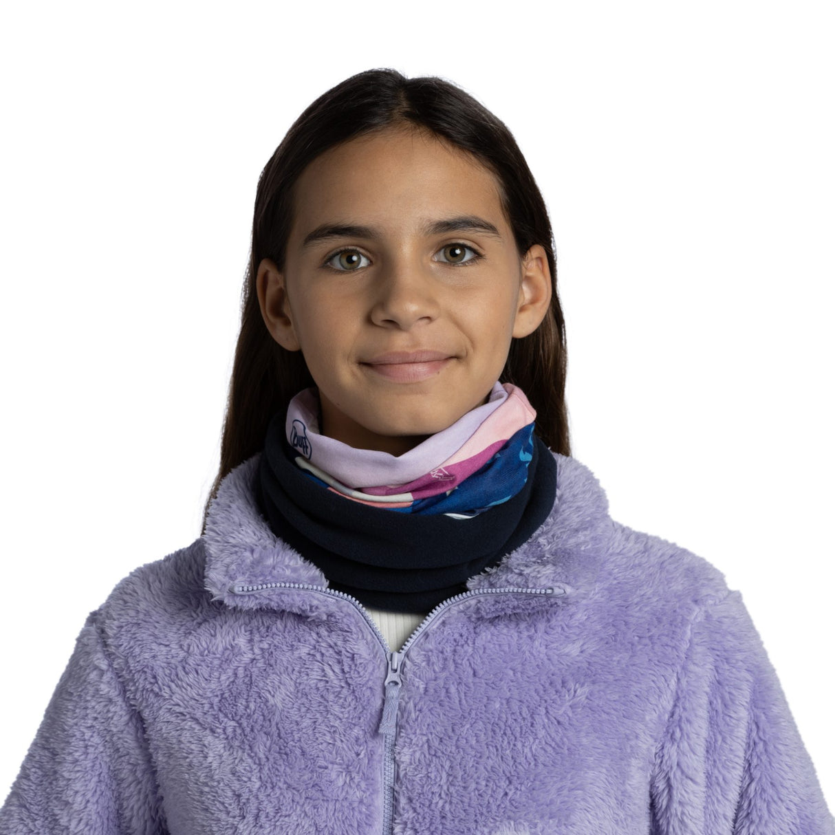 BUFF Kids' Polar Omasi Blue Neck Gaiter Omasi Blue #- 53 Degrees North 