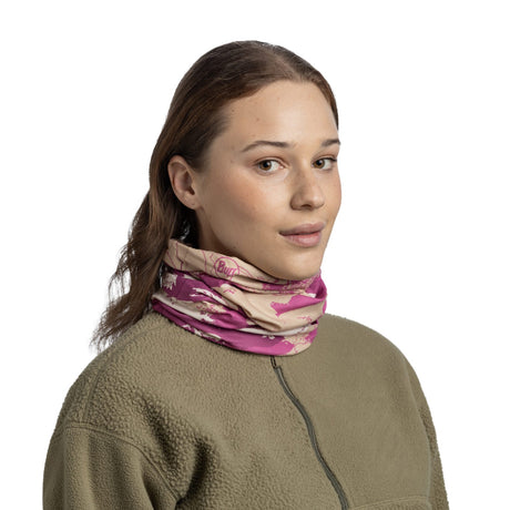 BUFF Original Ecostretch Neck Warmer Esyr Orchid #- 53 Degrees North 