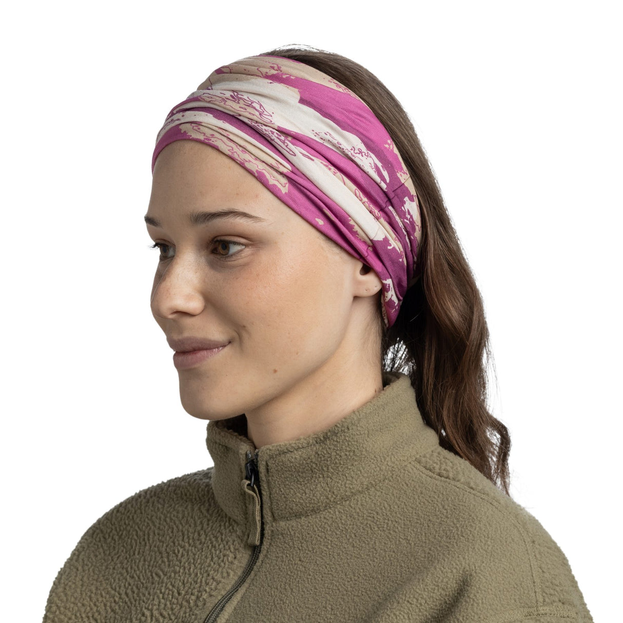BUFF Original Ecostretch Neck Warmer Esyr Orchid #- 53 Degrees North 