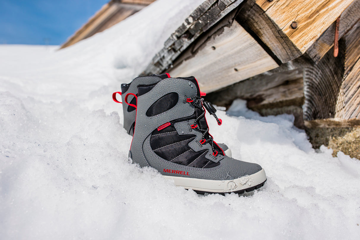 Merrell Kids' Snow Bank 4.0 Waterproof Boots Black/Purple/Turq / UK 12-Black/Purple/Turq / UK 13-Black/Purple/Turq / UK 1-Black/Purple/Turq / UK 2-Black/Purple/Turq / UK 3 #- 53 Degrees North 