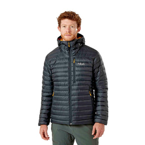 Rab Men's Microlight Alpine Down Jacket Beluga / X-Small-Beluga / Small-Beluga / Medium-Beluga / Large-Beluga / X-Large #- 53 Degrees North 