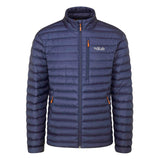 Rab Men's Microlight Jacket Deep Ink (Marmalade) / Small-Deep Ink (Marmalade) / Medium-Deep Ink (Marmalade) / Large-Deep Ink (Marmalade) / X-Large-Deep Ink (Marmalade) / XX-Large #- 53 Degrees North 
