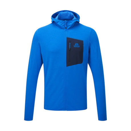 Mountain Equipment Men's Lumiko Hooded Fleece Jacket Atlantic/Cosmos / Small-Atlantic/Cosmos / Medium-Atlantic/Cosmos / Large-Atlantic/Cosmos / X-Large-Atlantic/Cosmos / XX-Large - 53 Degrees North 