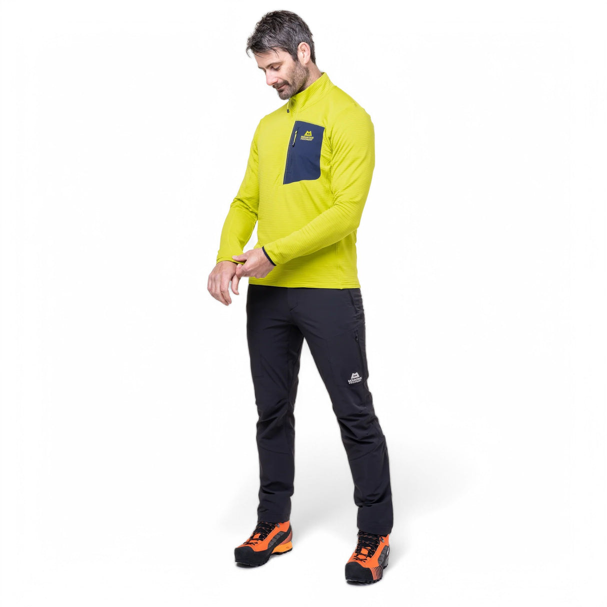 Mountain Equipment Men's Lumiko Zip T Fleece Atlantic/Cosmos / Small-Atlantic/Cosmos / Medium-Atlantic/Cosmos / Large-Atlantic/Cosmos / X-Large-Atlantic/Cosmos / XX-Large - 53 Degrees North 