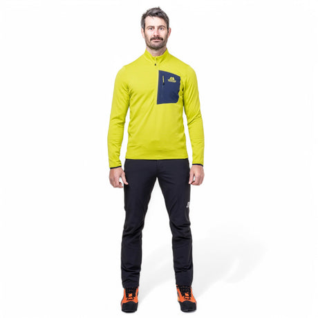 Mountain Equipment Men's Lumiko Zip T Fleece Atlantic/Cosmos / Small-Atlantic/Cosmos / Medium-Atlantic/Cosmos / Large-Atlantic/Cosmos / X-Large-Atlantic/Cosmos / XX-Large - 53 Degrees North 