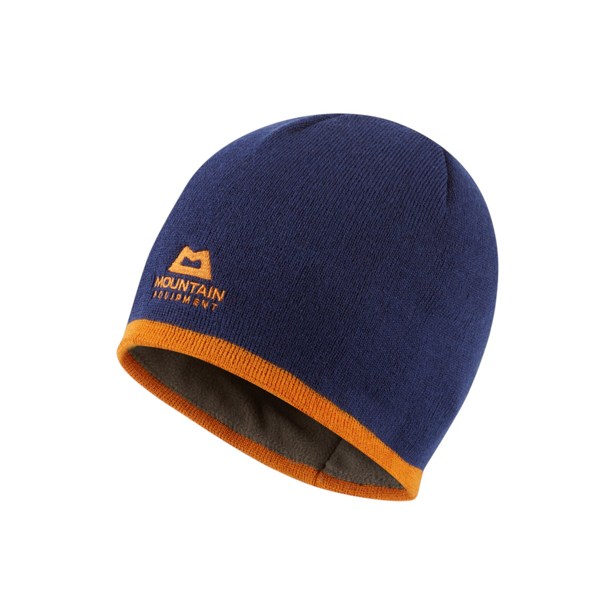 Mountain Equipment Plain Knitted Beanie Admiral Blue/Rust-Black/Shadow - 53 Degrees North 