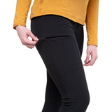 Mountain Equipment Women's Austra Tights Black / X-Small-Black / Small-Black / Medium-Black / Large-Black / X-Large - 53 Degrees North 