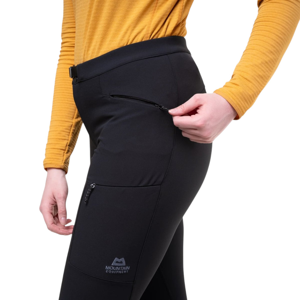 Mountain Equipment Women's Austra Tights Black / X-Small-Black / Small-Black / Medium-Black / Large-Black / X-Large - 53 Degrees North 