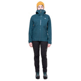 Mountain Equipment Women's Saltoro GORE-TEX Waterproof Jacket Majolica Blue / Small-Majolica Blue / Medium-Majolica Blue / Large-Majolica Blue / X-Large - 53 Degrees North 