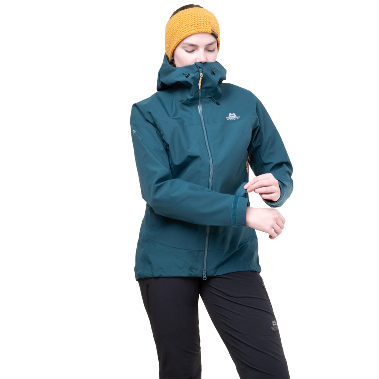 Mountain Equipment Women's Saltoro GORE-TEX Waterproof Jacket Majolica Blue / Small-Majolica Blue / Medium-Majolica Blue / Large-Majolica Blue / X-Large - 53 Degrees North 