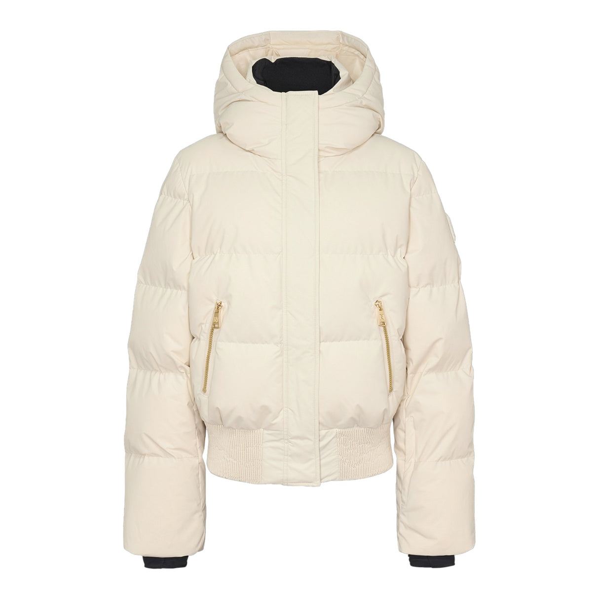 Nikkie Women's Numa Glitter Ski Jacket Cream / X-Small-Cream / Small-Cream / Medium-Cream / Large-Black / X-Small #- 53 Degrees North 