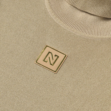 Nikkie Women's Noroton Shiny Turtleneck Gold / X-Small-Gold / Small-Gold / Medium-Gold / Large #- 53 Degrees North 