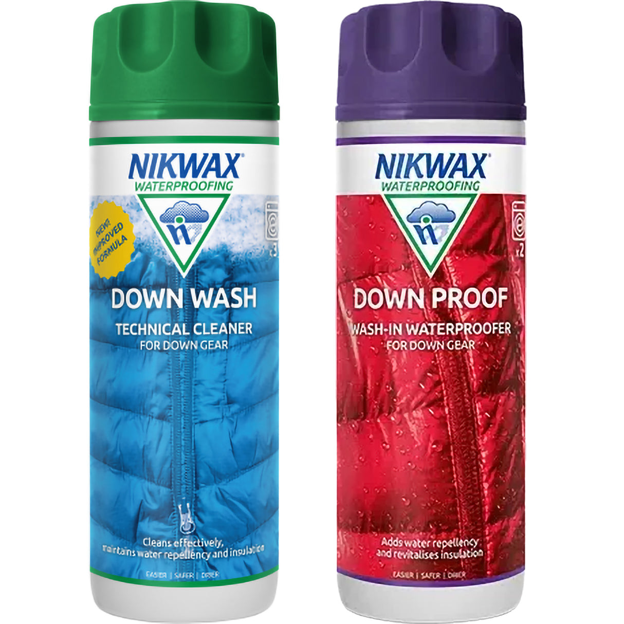 Nikwax Down Wash/Down Proof - Twin Pack 300 ml - 53 Degrees North 