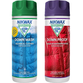 Nikwax Down Wash/Down Proof - Twin Pack 300 ml - 53 Degrees North 