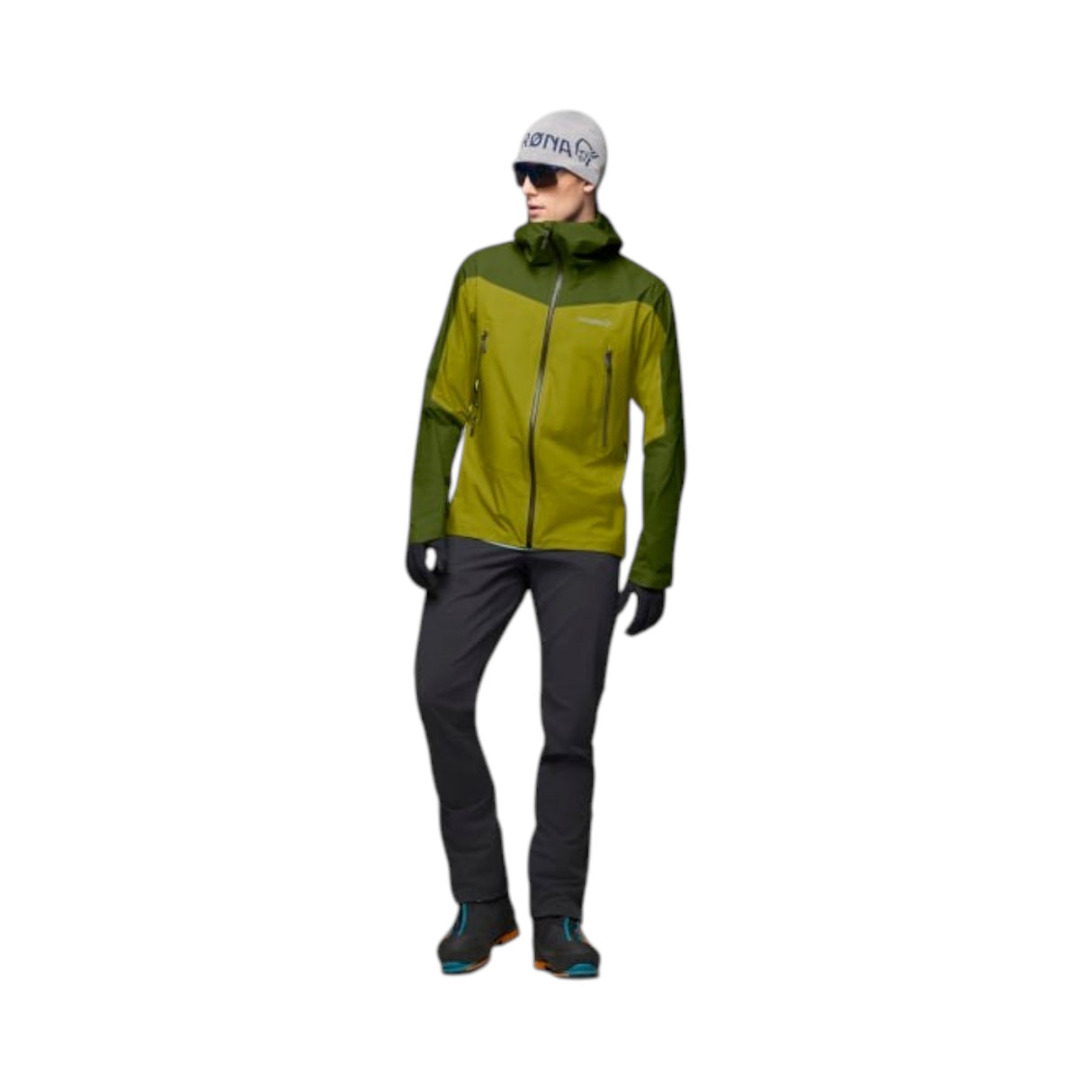 Norrona Men's Falketind GORE-TEX Jacket Golden Lime/Pesto / Small-Golden Lime/Pesto / Medium-Golden Lime/Pesto / Large-Golden Lime/Pesto / X-Large-Exuberance / Small - 53 Degrees North 