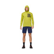 Norrona Men's Falketind Warm1 Hood Golden Lime/Olive Night / Small-Golden Lime/Olive Night / Medium-Golden Lime/Olive Night / Large-Golden Lime/Olive Night / X-Large-Caviar Black / Small - 53 Degrees North 