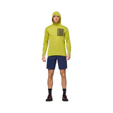 Norrona Men's Falketind Warm1 Hood Golden Lime/Olive Night / Small-Golden Lime/Olive Night / Medium-Golden Lime/Olive Night / Large-Golden Lime/Olive Night / X-Large-Caviar Black / Small - 53 Degrees North 