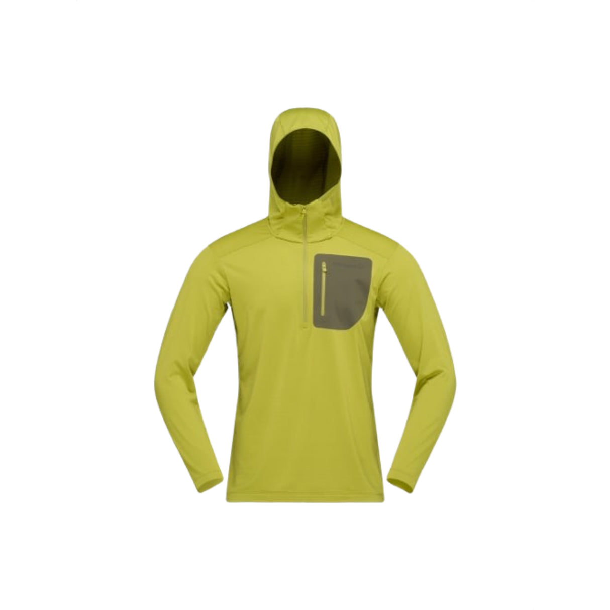 Norrona Men's Falketind Warm1 Hood Golden Lime/Olive Night / Small-Golden Lime/Olive Night / Medium-Golden Lime/Olive Night / Large-Golden Lime/Olive Night / X-Large-Caviar Black / Small - 53 Degrees North 