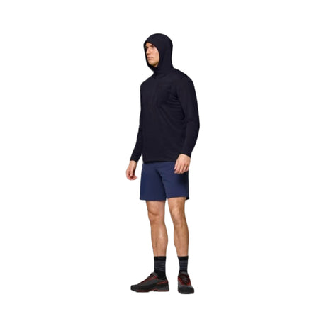 Norrona Men's Falketind Warm1 Hood Golden Lime/Olive Night / Small-Golden Lime/Olive Night / Medium-Golden Lime/Olive Night / Large-Golden Lime/Olive Night / X-Large-Caviar Black / Small - 53 Degrees North 
