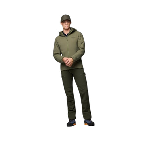 Norrona Men's Femund Thermo60 Zip Hooded Jacket Olive Night / Small-Olive Night / Medium-Olive Night / Large-Olive Night / X-Large - 53 Degrees North 