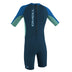 O'Neill Boys' Toddler Reactor-2 2mm Back Zip Short Sleeve Spring Wetsuit Slate/Light Aqua/Ocean / Age 2-Slate/Light Aqua/Ocean / Age 3-Slate/Light Aqua/Ocean / Age 4-Slate/Light Aqua/Ocean / Age 5-6 - 53 Degrees North 