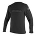 O'Neill Men's Basic Skins Long Sleeve Sun Shirt White / Small-White / Medium-White / Large-White / X-Large-White / XX-Large - 53 Degrees North 