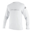 O'Neill Men's Basic Skins Long Sleeve Sun Shirt White / Small-White / Medium-White / Large-White / X-Large-White / XX-Large - 53 Degrees North 